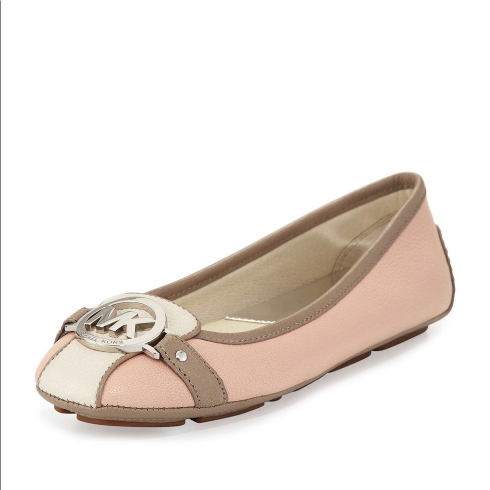 Michael KORS Fulton Colorblock leather flat.